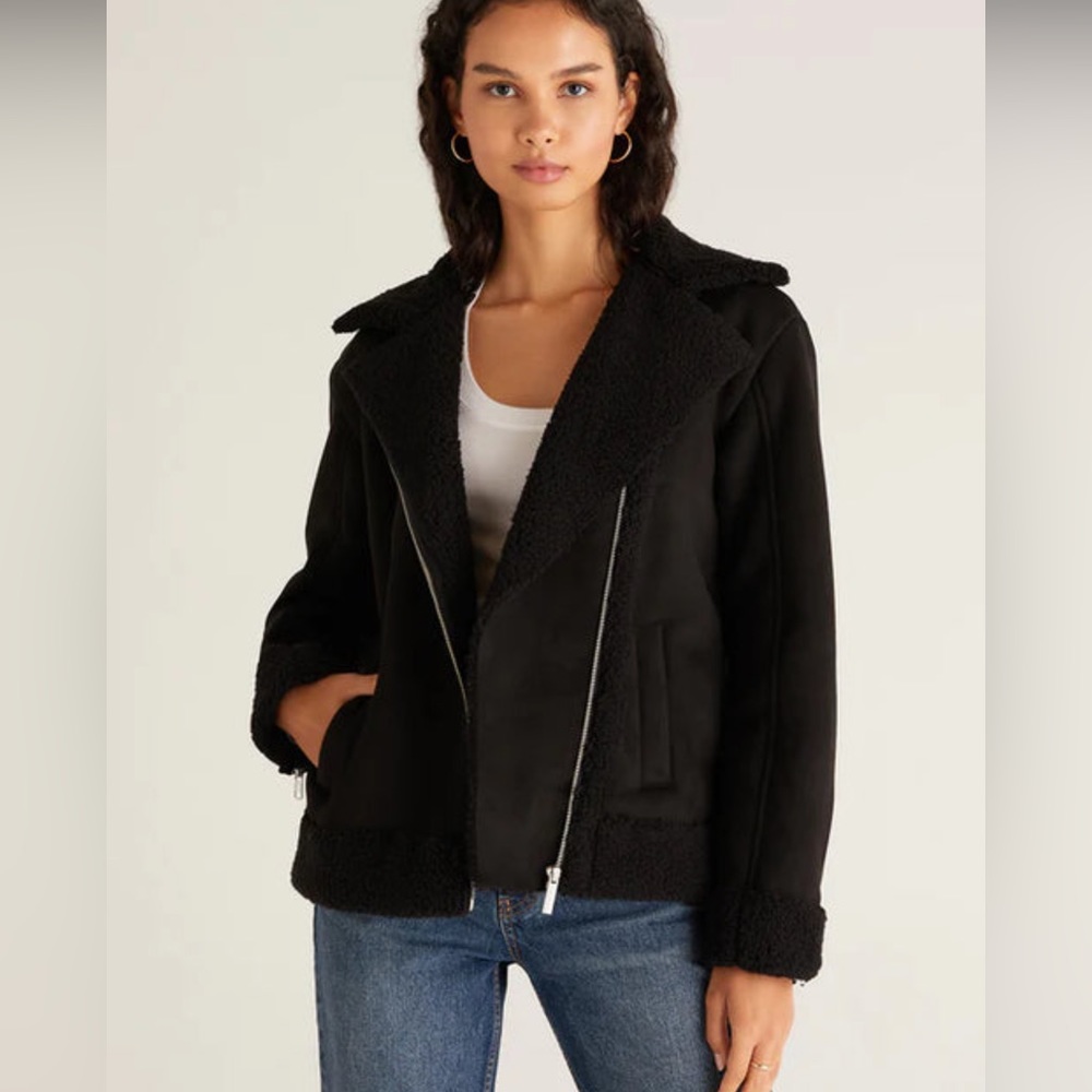 CELESTE FAUX SUEDE JACKET